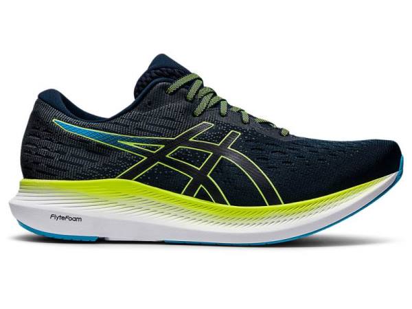 Asics Hardloopschoenen Heren, EVORIDE Blauw/Groen - Asics Schoenen Belgie | B7803591-KV